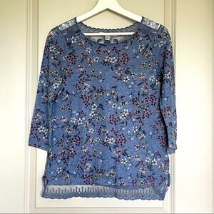 Lauren Conrad Floral Shirt